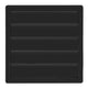 Ventilation Grille With Louver Grawitac. 170*170 Fi 100 Graphite