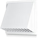 Grille d'aération/sortie avec hotte 170*170 Fi 100 blanc