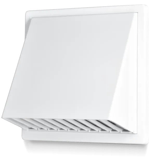 Grille De Ventilation/sortie Avec Hotte 170*170 Fi 125 Blanc