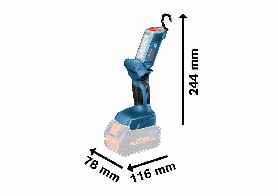 Gli 18v-300 oplaadbare zaklamp