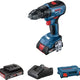 Gsr 18v-50 2*2.0ah L-case Cordless Drill/driver
