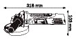 Angle Grinder 125mm Gws 7-125 720w Rsp