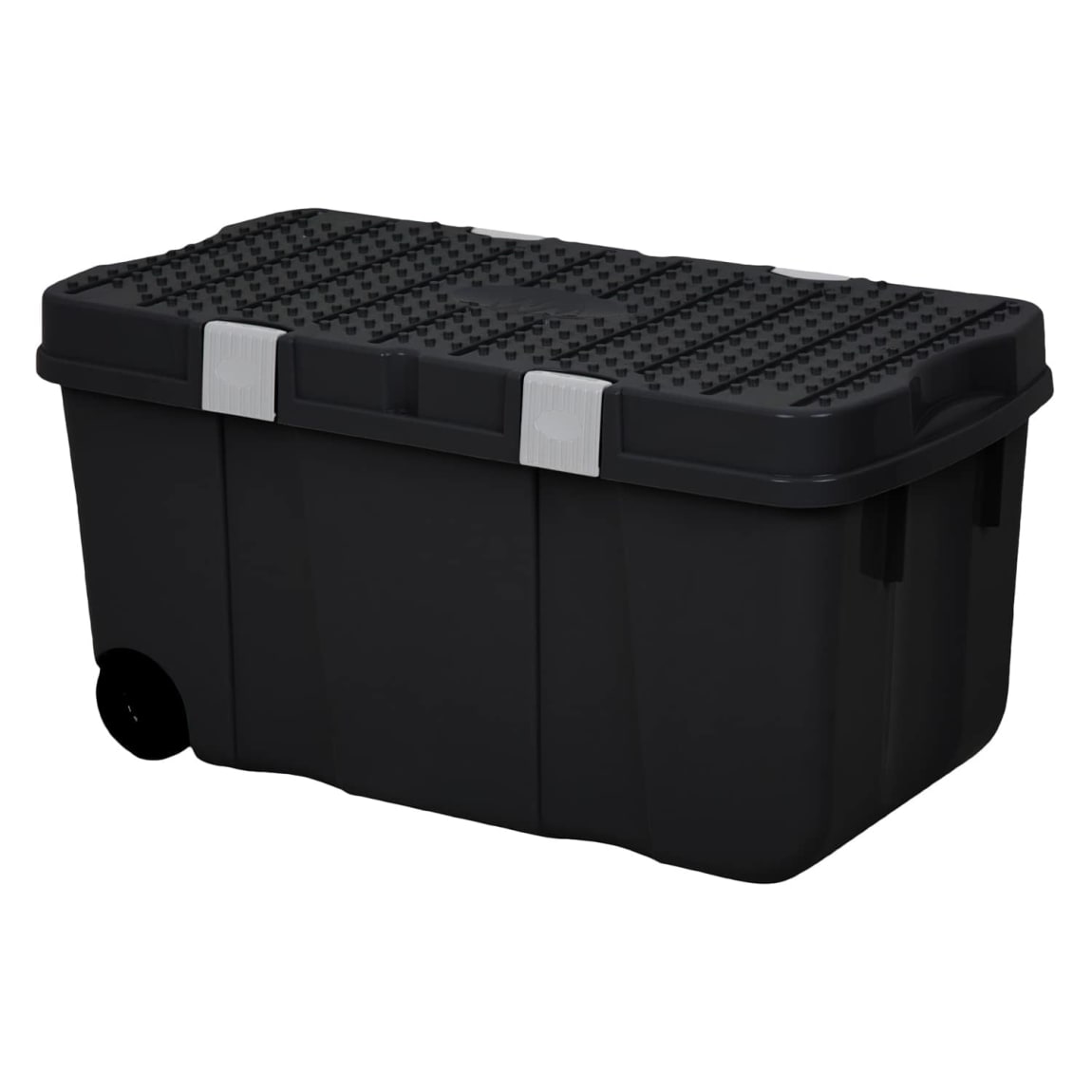 Wham Zweirädriger Koffer/Transporter Schwarz 100l