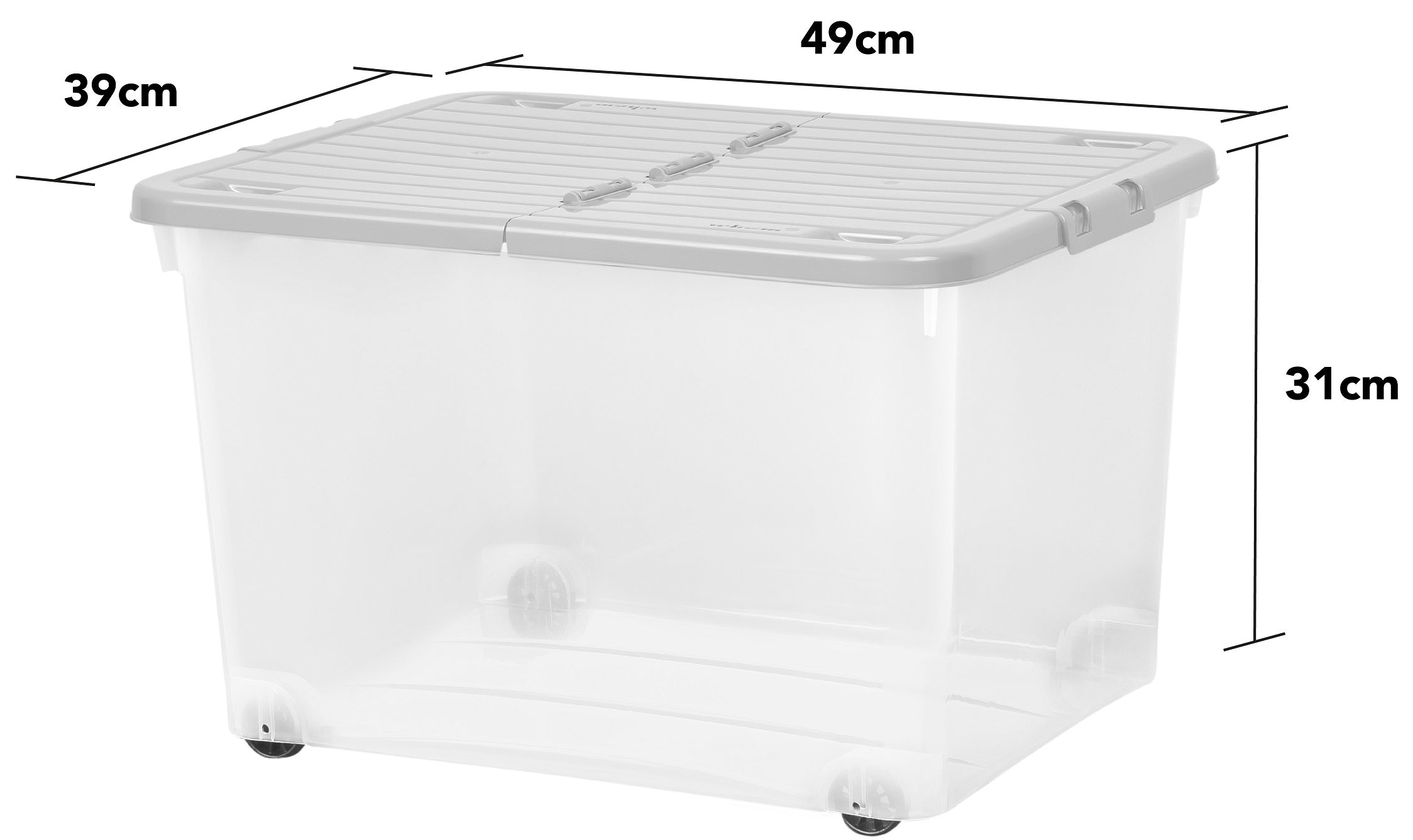 Wham 44l Wheeled Storage Box.