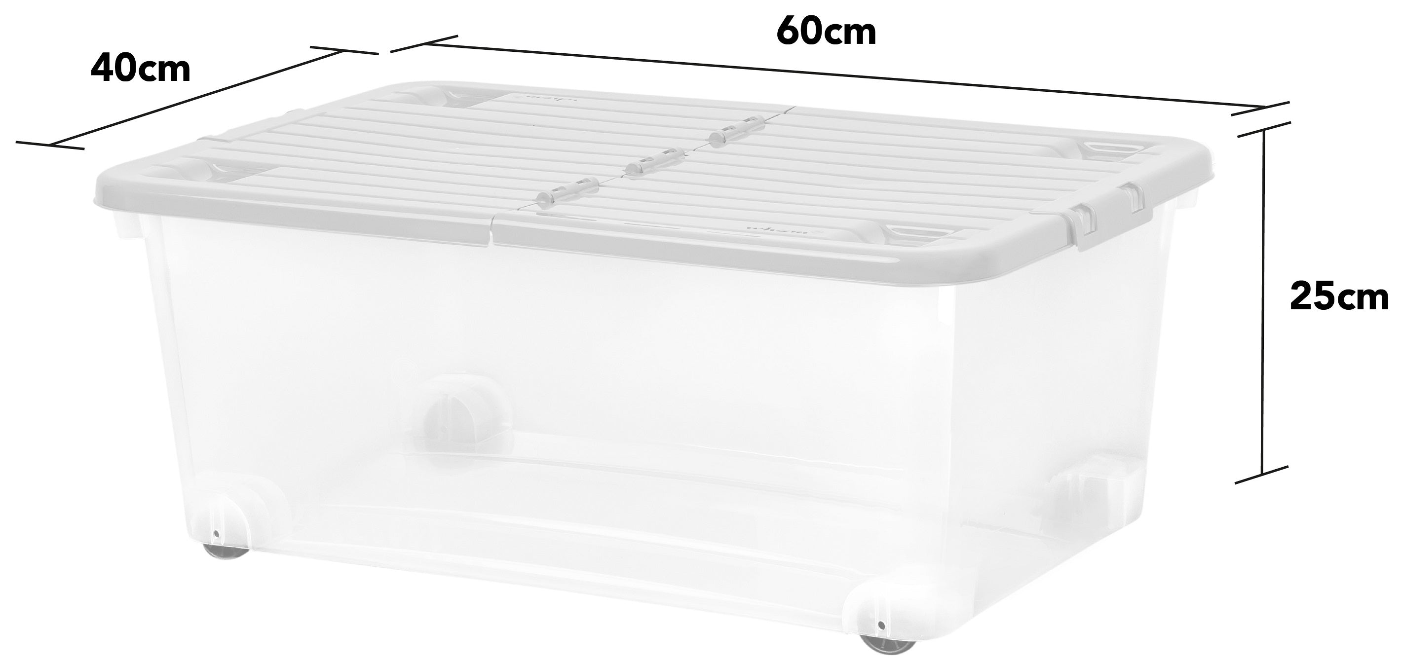 Wham 45l opbergdoos op wielen