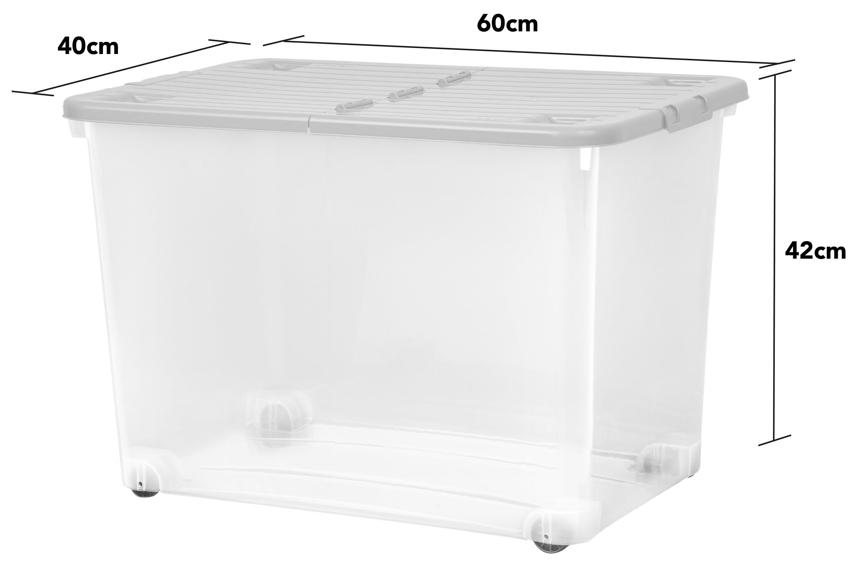 Wham 80l-es kerekes tárolódoboz