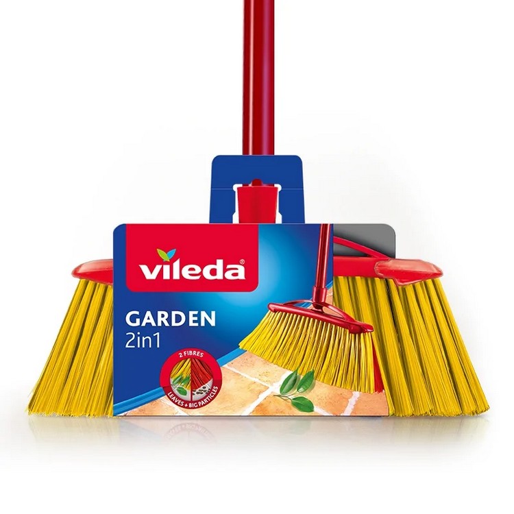 Zahrada Vileda 2 v 1 Outdoor Kartáč