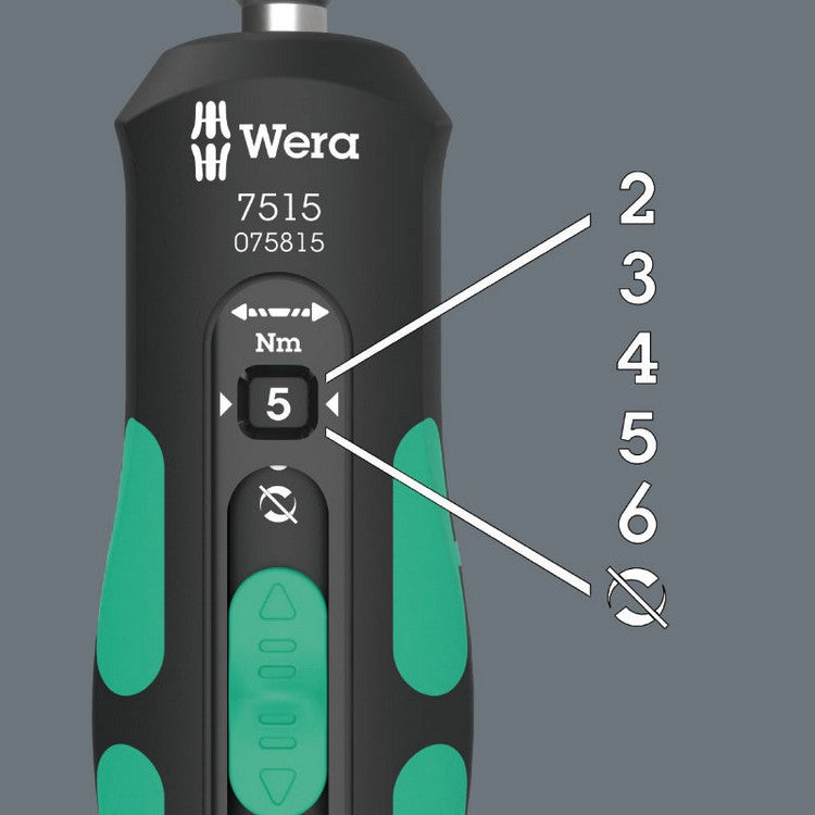 Safe-torque Speed Torque Screwdriver 7515.2-6 Nm 1/4''