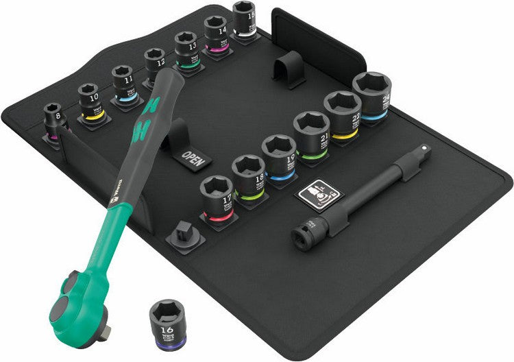 Račňa Zyklop Comfort Sb 12 3/8'' V metrickom súprave 16 ks.