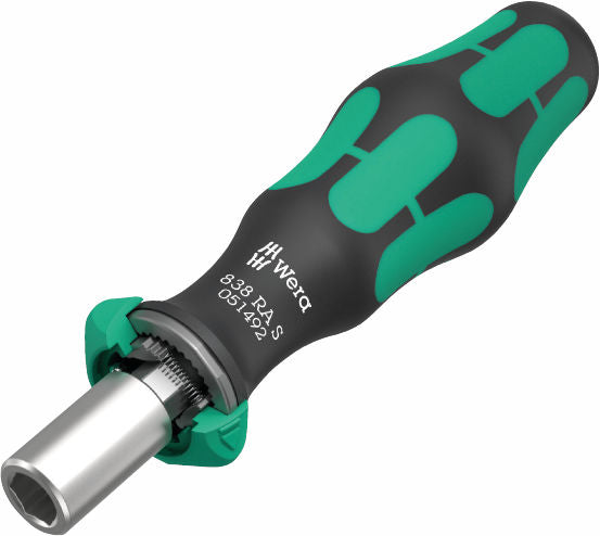 Handle With Bit Holder 838 Ra S Ratchet Function 1/4''