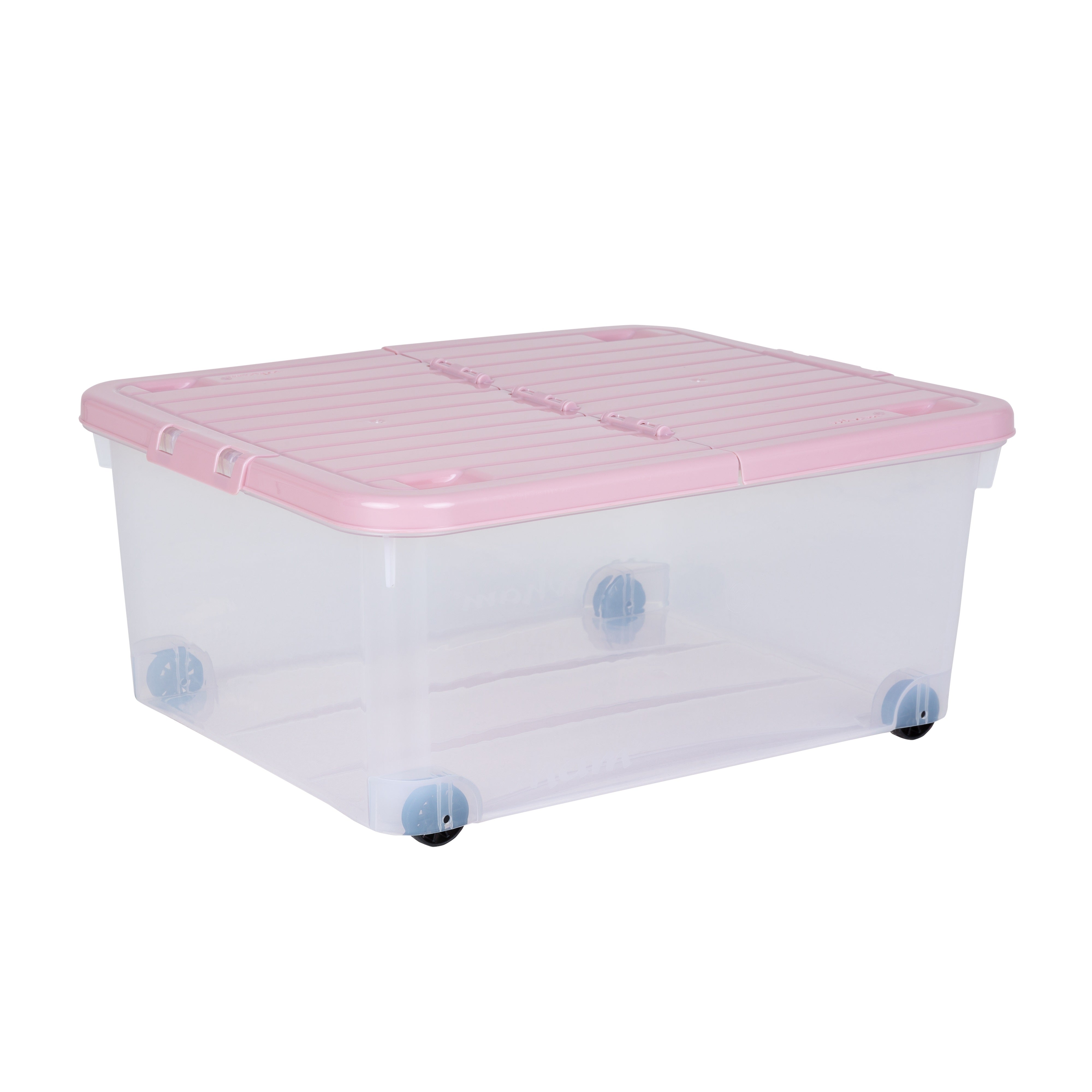 Caja de almacenamiento con ruedas Wham de 30 litros