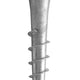Screwed-in Pole Base - Earth Sleeve Fi 68*550