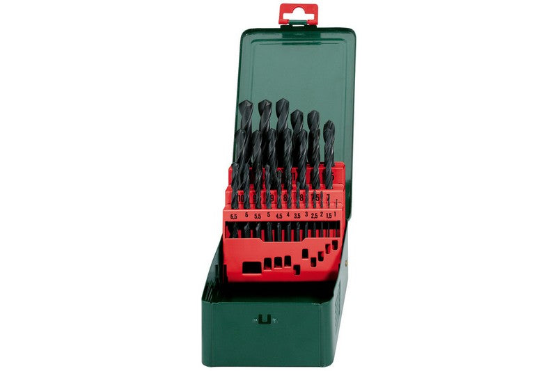 Conjunto de brocas de metal Hss-r 19 unidades.