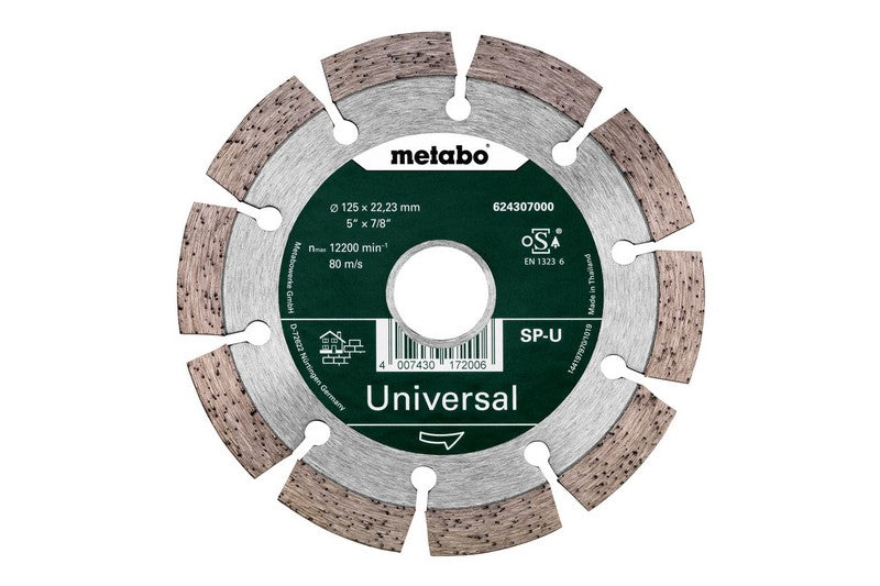 Disco de diamante segmentado para hormigón 125*22,23 mm