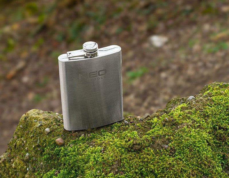Steel Hip Flask 220ml.
