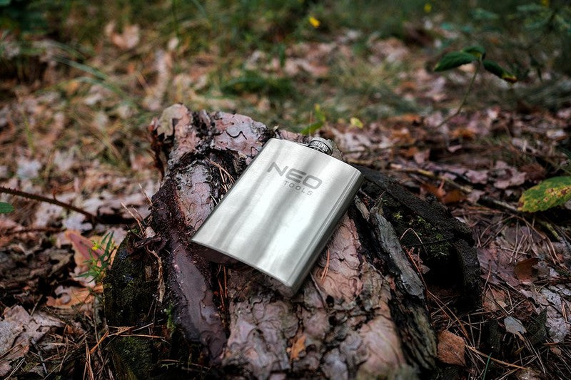 Steel Hip Flask 220ml.