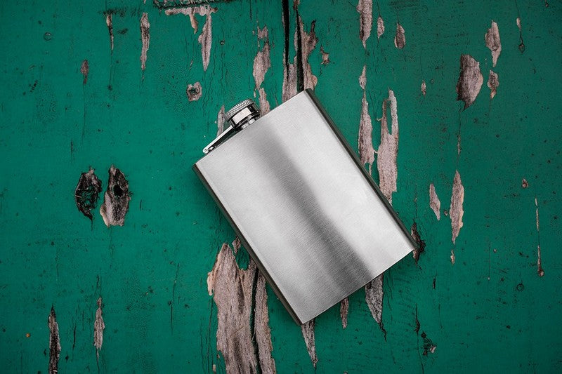 Steel Hip Flask 220ml.