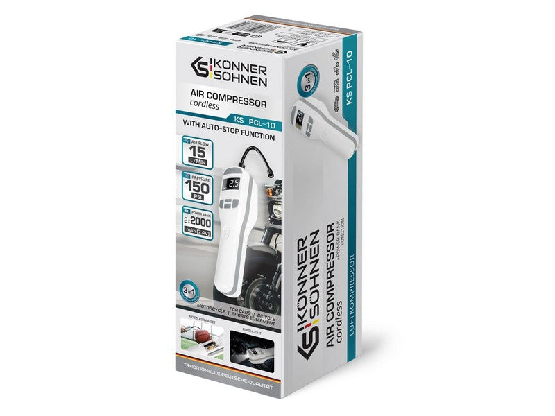 3-in-1 Battery Compressor Ks Pcl-10