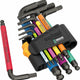 Set Of 950/9 Hex-plus Multicolour Keys 9czr