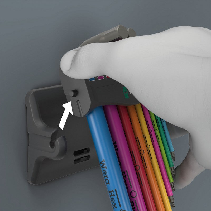 Set Of 950/9 Hex-plus Multicolour Keys 3 9czr