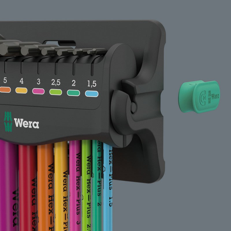 Set Of 950/9 Hex-plus Multicolour Keys 3 9czr