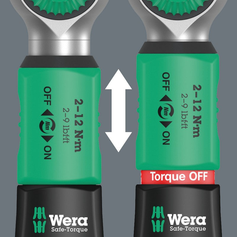 Llave Dinamométrica Safe-Torque 1/4'' 2-12nm 20uds
