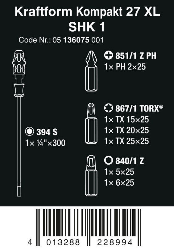 Kraftform Kompakt Set 27 Xl Shk 1 7 Part