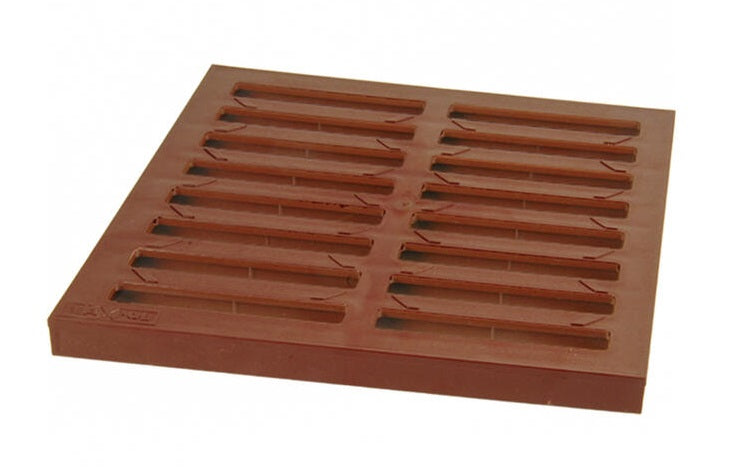 Manhole Grid 300*300 Pvc A15 Brown