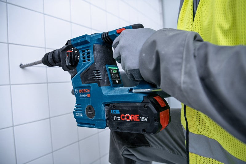 Martelo rotativo sem fio Sds+ Gbh 18v-28 Cf 2*8ah