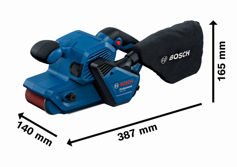 Gbs 750 850w bandschuurmachine