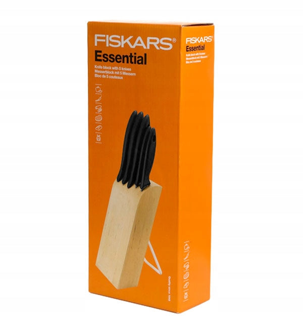 Essential Set Of 5 Knife Block