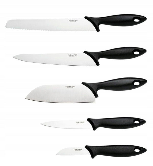Essential Set Of 5 Knife Block