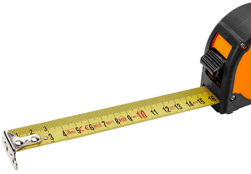 Stålrullebånd 8m/25mm magnet