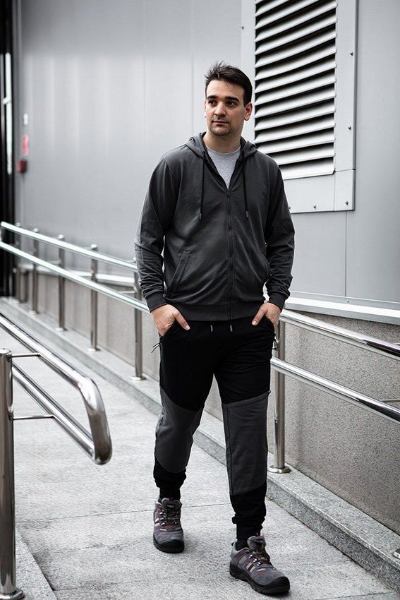 Comfort Sweatpants Black And Grey Size Xxl