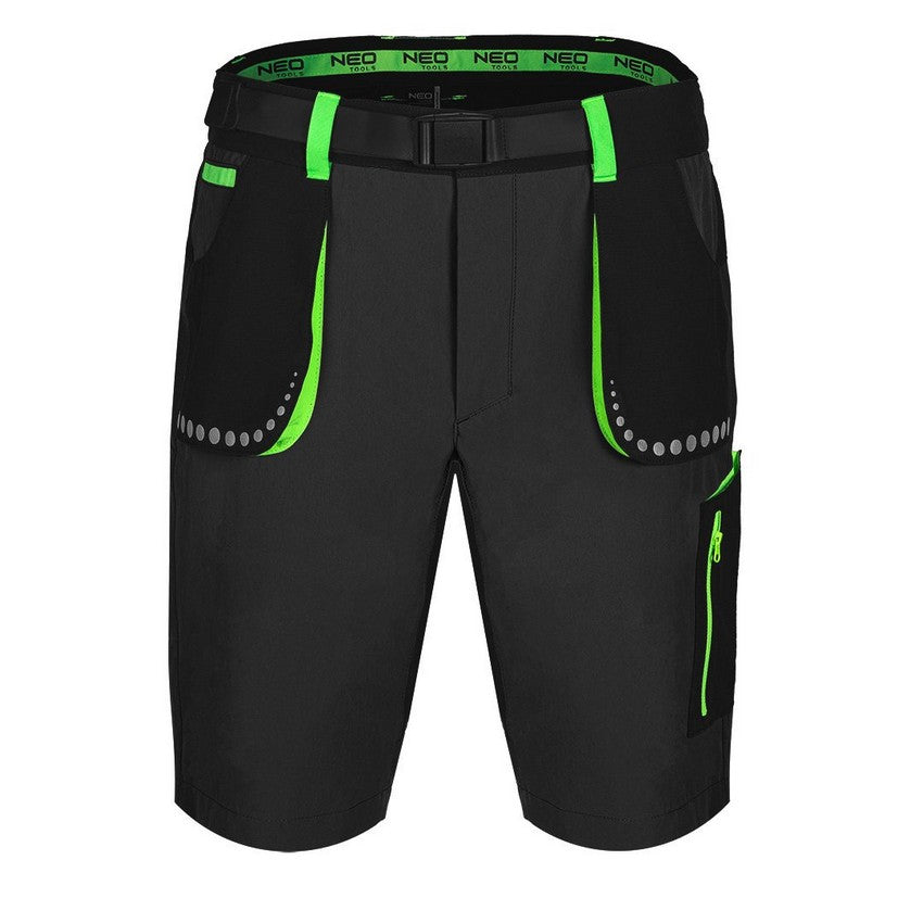 Préimh 4-bhealach Sín Black Shorts Méid L