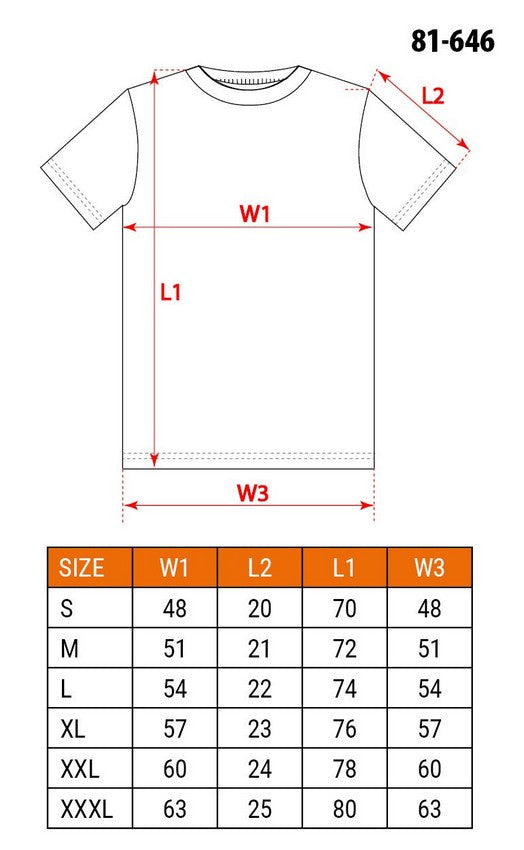 Vit t-shirt storlek L