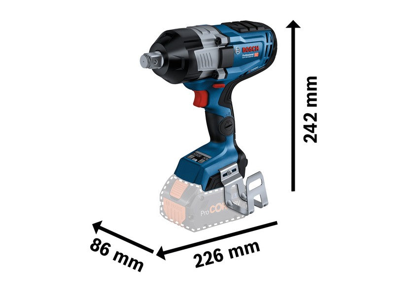 Akumulátorový rázový uťahovák 3/4'' Gds 18v-1600 0*ah