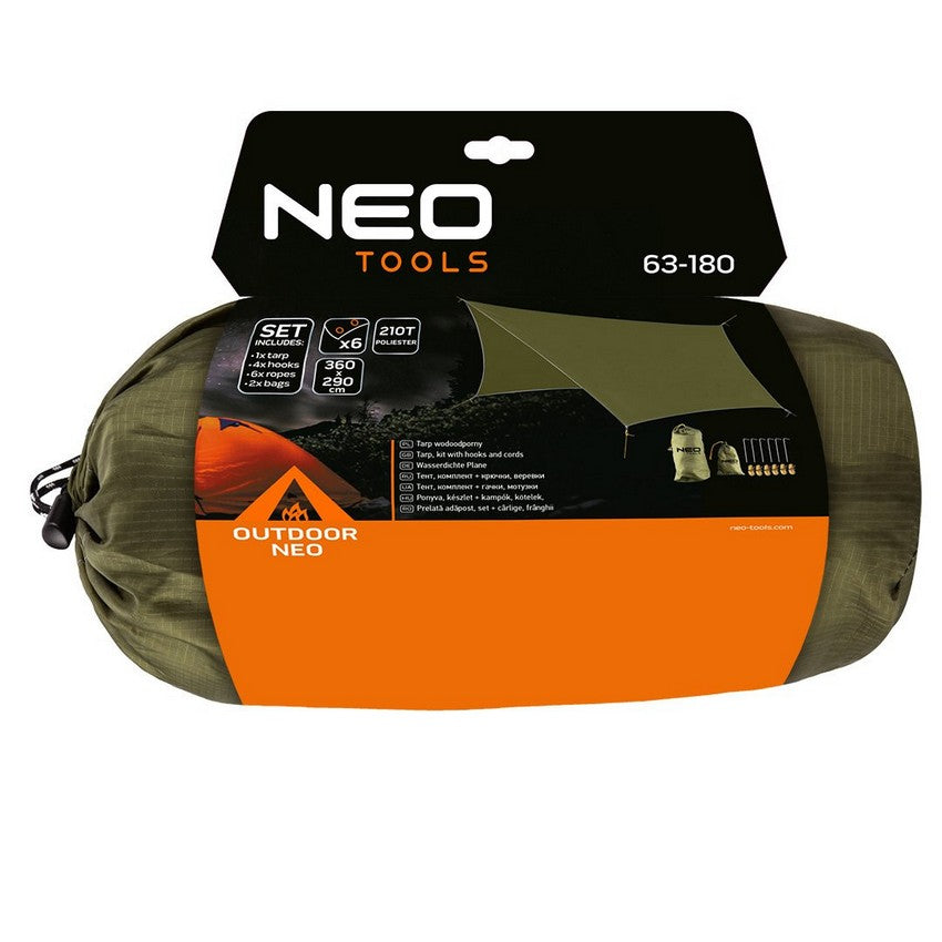 Waterproof Tarp 360 X 290 Cm 210t Pu3000