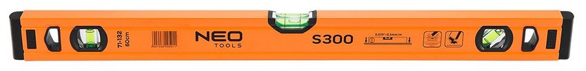 Aluminum Level S300 3 Levels 60cm.
