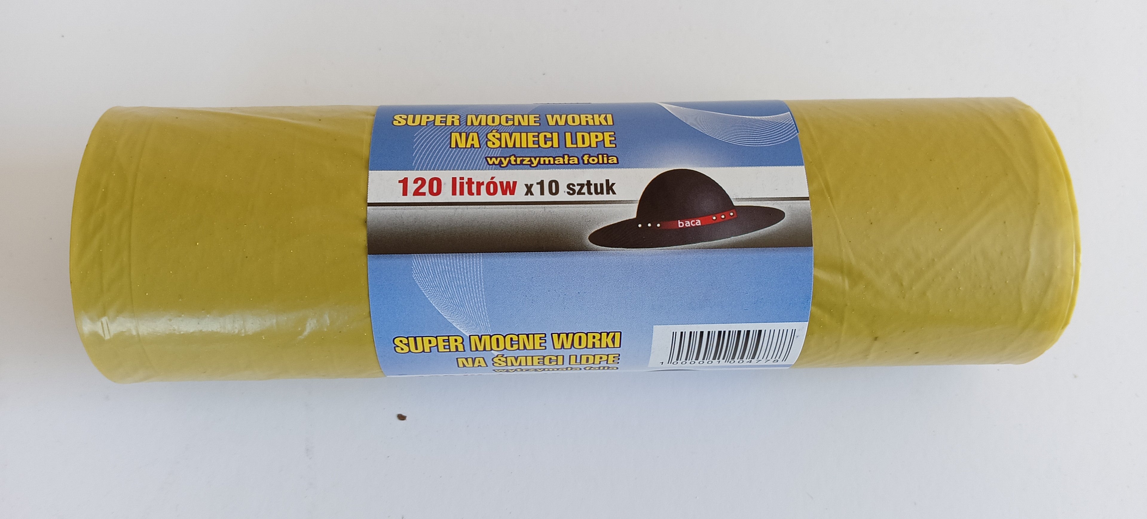 Garbage Bags 120l 70*110 Yellow 10 Pieces