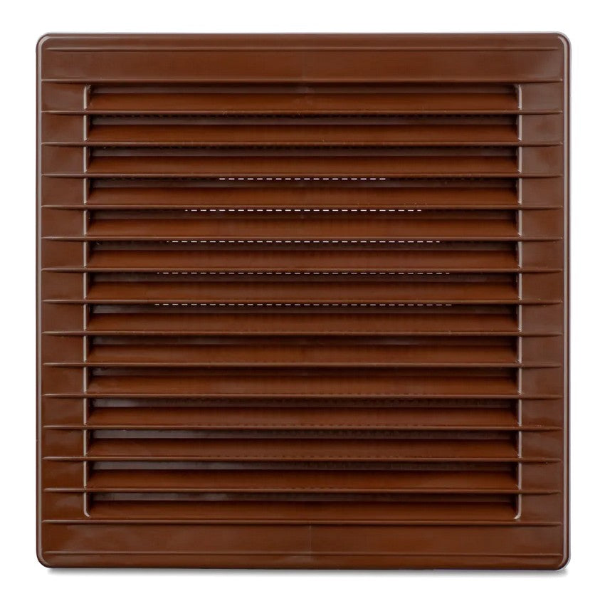 Ventilation Grille With Mesh 170*170 Fi 150 Brown