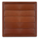 Ventilation Grille With Gravity Louver 170*170 Fi 120 Brown