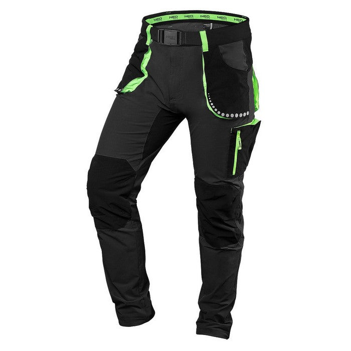 Premium werkbroek met zwarte taille, maat XL