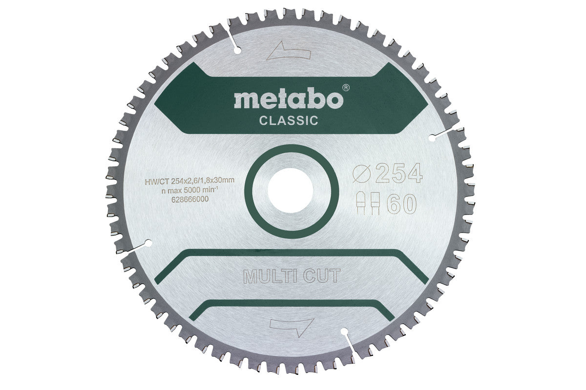 Multi Cut Classic Circular Saw 254*30mm Z60
