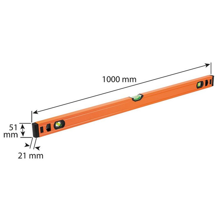 Aluminum Level S300 3 Libelle 100cm.