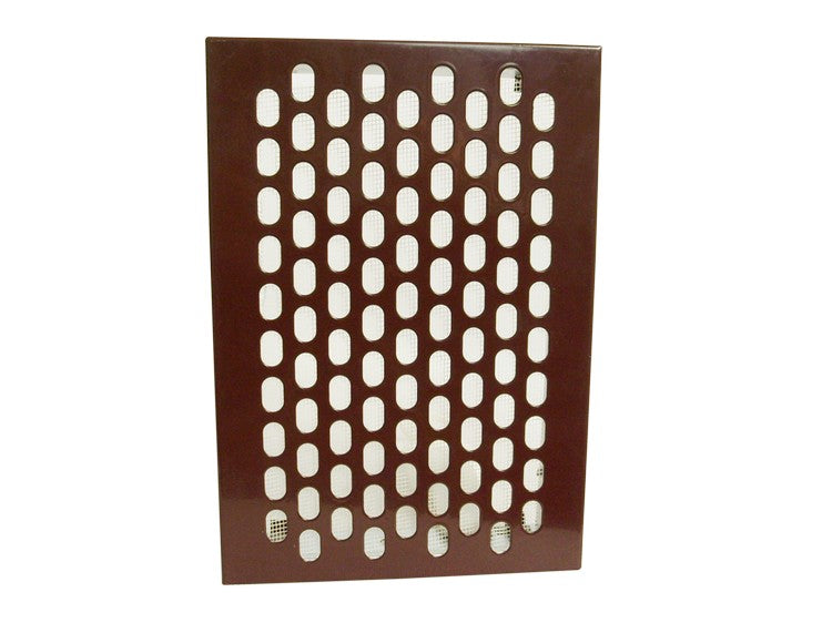 Grade de ventilação metálica para D/tkm interno 140*210mm Brown