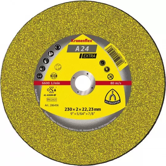 Disco convesso A24ex T27 230*3*22.23 231888