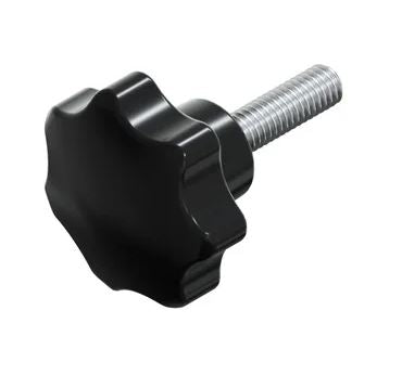 Bakelit-Griff mit Stift, schwarz, M10 x 30 mm, Din6336l