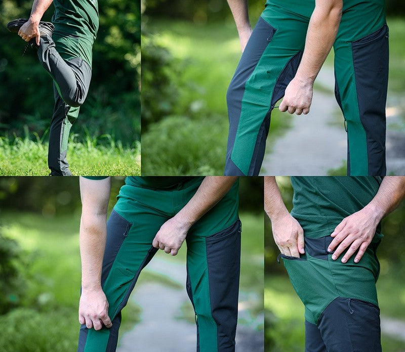 Outdoor Arbetsbyxor Grön-grå Stl M