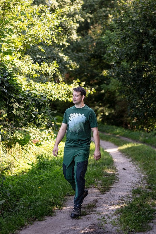 Outdoor Wald-T-Shirt Größe Xxl